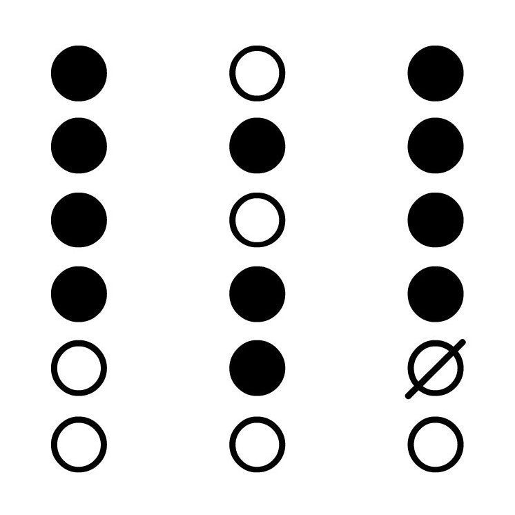 Tin Whistle Fingering Diagram Font