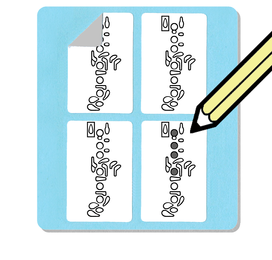 Oboe Fingering Stickers  (Free Shipping!)