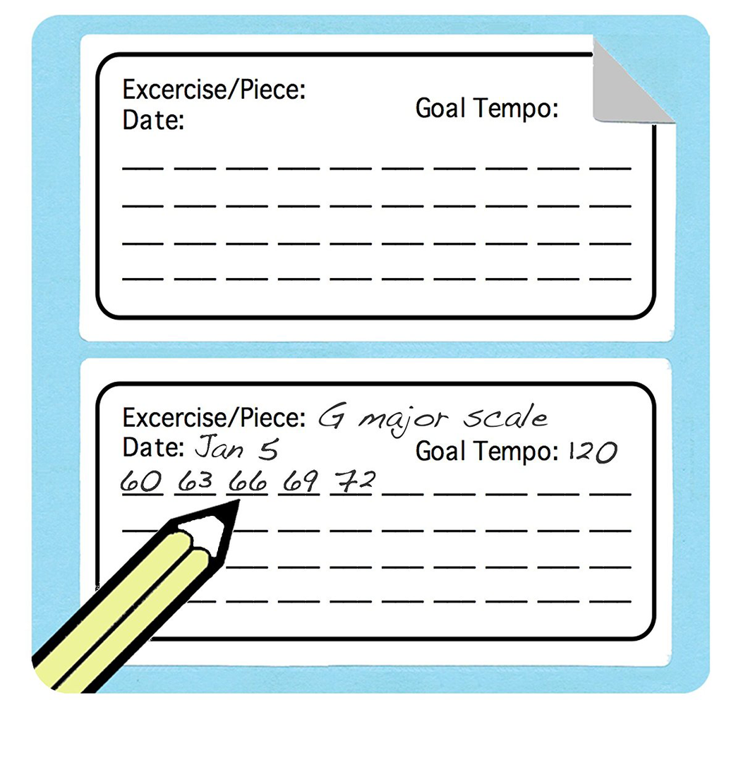 Tempo Tracking Practice Stickers (Free Shipping!)