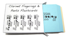 Clarinet Fingering and Parts Flashcards