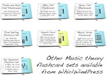 Music Scale Flashcards