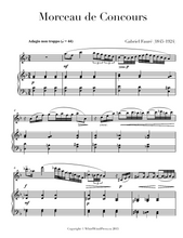 Morceau de Concours - Gabriel Fauré - Flute and Piano