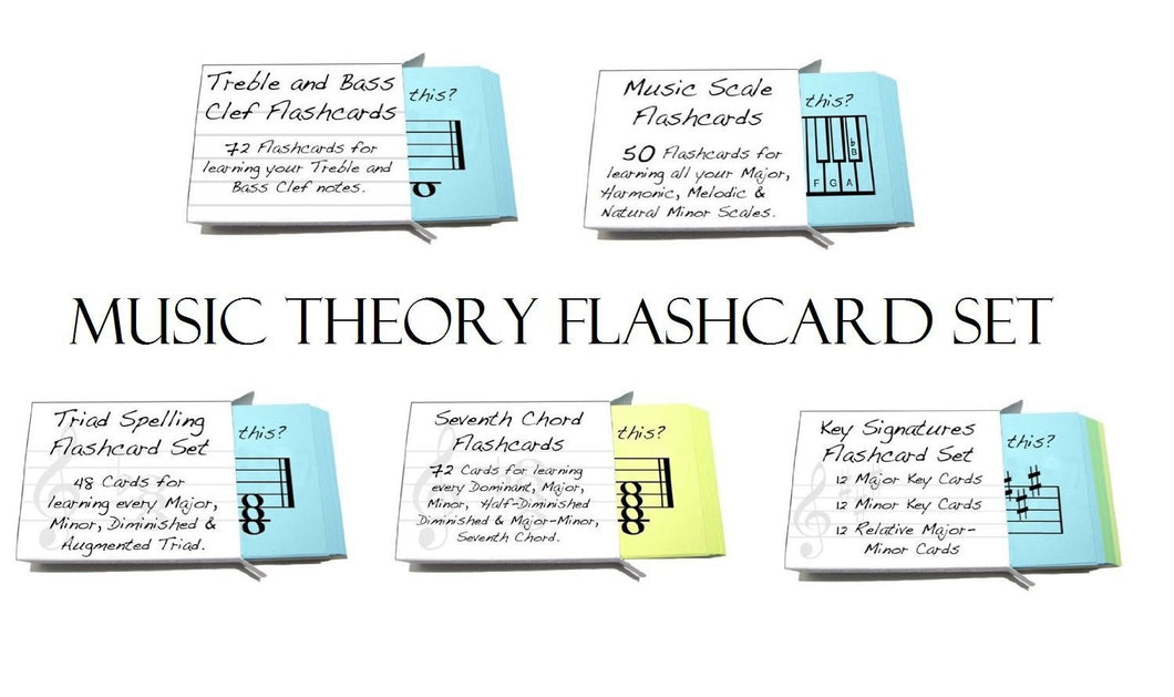 Music Theory Flashcards Mega-Pack